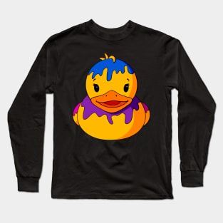 Messy Rubber Duck Long Sleeve T-Shirt